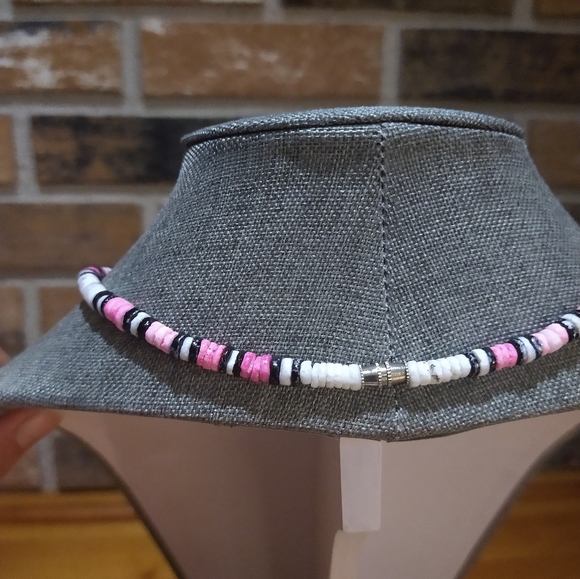 Surf Necklace Surfer Necklace ,White,Pink black shell necklace - Picture 11 of 15